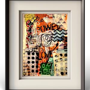 Col. 2:10 Religious Inspo Abstract Art - One of a Kind